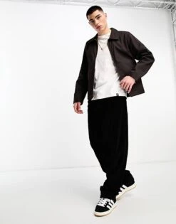 Dickies Unlined Eisenhower Jacket In Dark Brown For Men -Dickies Sales Store 205946628 3