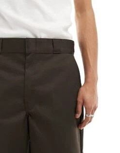 Dickies 13 Inch Tailored Shorts In Dark Brown For Men -Dickies Sales Store 205947414 4