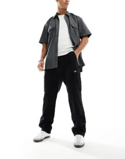 Dickies Johnson Cargo Trousers In Black For Men -Dickies Sales Store 205947944 4