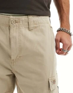 Dickies Johnson Cargo Trousers In Light Tan For Men Desert Sand -Dickies Sales Store 205947958 4