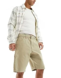 Dickies Duck Canvas Shorts In Light Tan For Men Sw Desert Sand -Dickies Sales Store 205948021 4