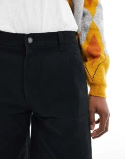 Dickies Duck Canvas Chap Shorts In Washed Black For Men Sw Black -Dickies Sales Store 205948050 4