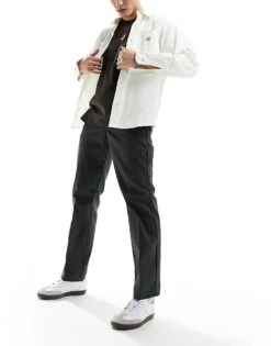 Dickies 873 Work Trousers In Olive Green For Men -Dickies Sales Store 205948070 4