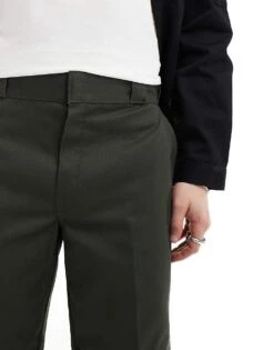 Dickies Double Knee Trousers In Olive Green For Men -Dickies Sales Store 205952152 3