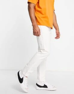 Dickies Duck Canvas Carpenter Trousers In Off White For Men Sw Cloud -Dickies Sales Store 205952224 1 swcloud 1