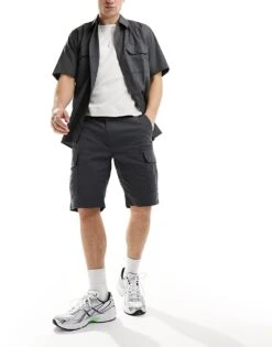 Dickies Millerville Cargo Shorts In Grey For Men Charcoal Grey -Dickies Sales Store 205952344 4