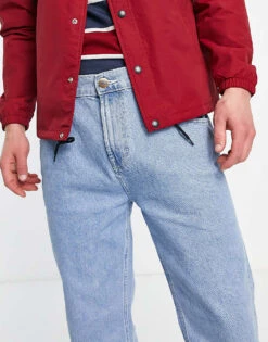 Dickies Houston Regular Fit Denim Jeans In Light Blue For Men Vintage Aged Blue -Dickies Sales Store 205953024 3