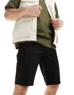 Dickies Slim Fit Shorts In Black For Men -Dickies Sales Store 205953053 4