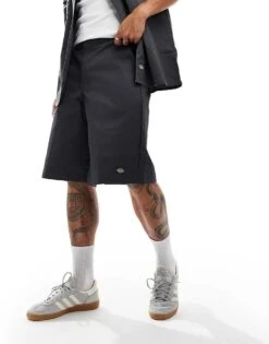 Dickies 13 Inch Tailored Shorts In Grey For Unisex Charcoal Grey -Dickies Sales Store 205953188 4