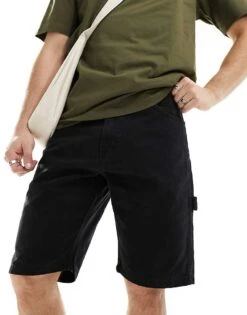 Dickies Duck Canvas Shorts In Washed Black For Men Sw Black -Dickies Sales Store 205953196 1 swblack 1