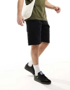 Dickies Duck Canvas Shorts In Washed Black For Men Sw Black -Dickies Sales Store 205953196 4
