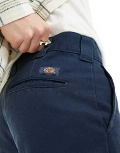 Dickies Slim Fit Shorts In Dark Blue For Men Air Force Blue -Dickies Sales Store 205953261 3