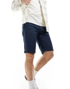 Dickies Slim Fit Shorts In Dark Blue For Men Air Force Blue -Dickies Sales Store 205953261 4