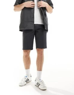 Dickies Slim Fit Shorts In Grey For Men Charcoal Grey -Dickies Sales Store 205953277 4