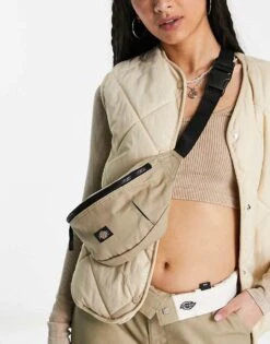 Dickies Blanchard Bum Bag In Beige Tan For Unisex Khaki -Dickies Sales Store 205955592 1 khaki 1