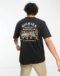 Dickies Fort Lewis Tiger Back Print T-shirt In Black- Exclusive To Asos For Unisex -Dickies Sales Store 205957010 4