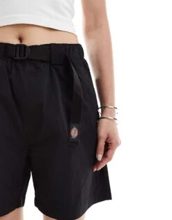 Dickies Jackson Tech Nylon Tape Belt Shorts In Black- Exclusive To Asos For Unisex -Dickies Sales Store 205957047 3