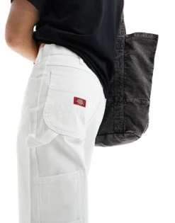 Dickies Relaxed Fit Painters Trousers In White For Men -Dickies Sales Store 205957662 5