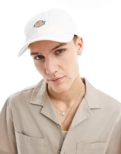 Dickies Hardwick Baseball Cap In Off White For Men Cloud