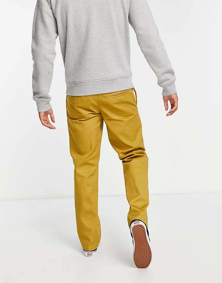 Dickies 873 Slim Straight Fit Work Trousers In Brown For Men 3 Dickies 873 Slim Straight Fit Work Trousers In Brown For Men - Image 2