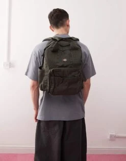 Dickies Lisbon Back Pack In Olive Green- Exclusive To Asos For Unisex Mid Green -Dickies Sales Store 206605390 1 midgreen 1