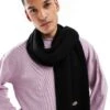 Dickies Knitted Scarf In Black For Unisex 2 Dickies Knitted Scarf In Black For Unisex -Dickies Sales Store 206605393 1 black