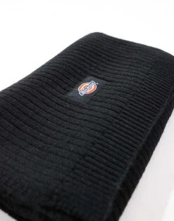 Dickies Knitted Scarf In Black For Unisex -Dickies Sales Store 206605393 4