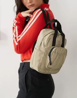 Dickies Lisbon Mini Backpack In Beige For Unisex Khaki -Dickies Sales Store 206605408 4