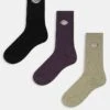 Dickies 3 Pack Valley Grove Crew Socks In Earth Tones Multi For Men Cream -Dickies Sales Store 206605448 1 cream