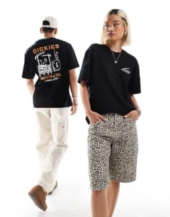 Dickies Graphic Industrial Pack Print T-shirt In Black For Unisex -Dickies Sales Store 206605834 4