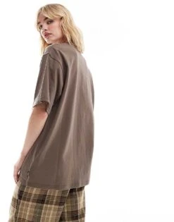 Dickies Heavyweight Short Sleeved T-shirt In Brown For Unisex -Dickies Sales Store 206605850 4