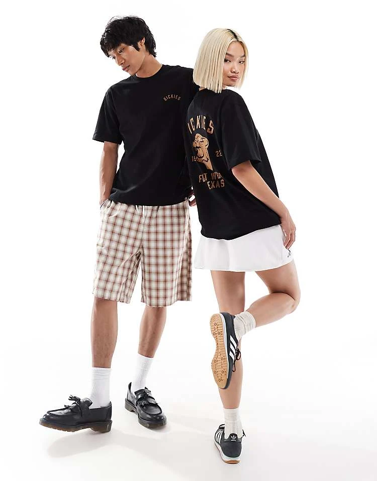 Dickies Graphic Panther Back Print T-shirt In Black For Unisex 4 Dickies Graphic Panther Back Print T-shirt In Black For Unisex - Image 2