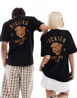 Dickies Graphic Panther Back Print T-shirt In Black For Unisex 9 Dickies Graphic Panther Back Print T-shirt In Black For Unisex -Dickies Sales Store 206605930 3