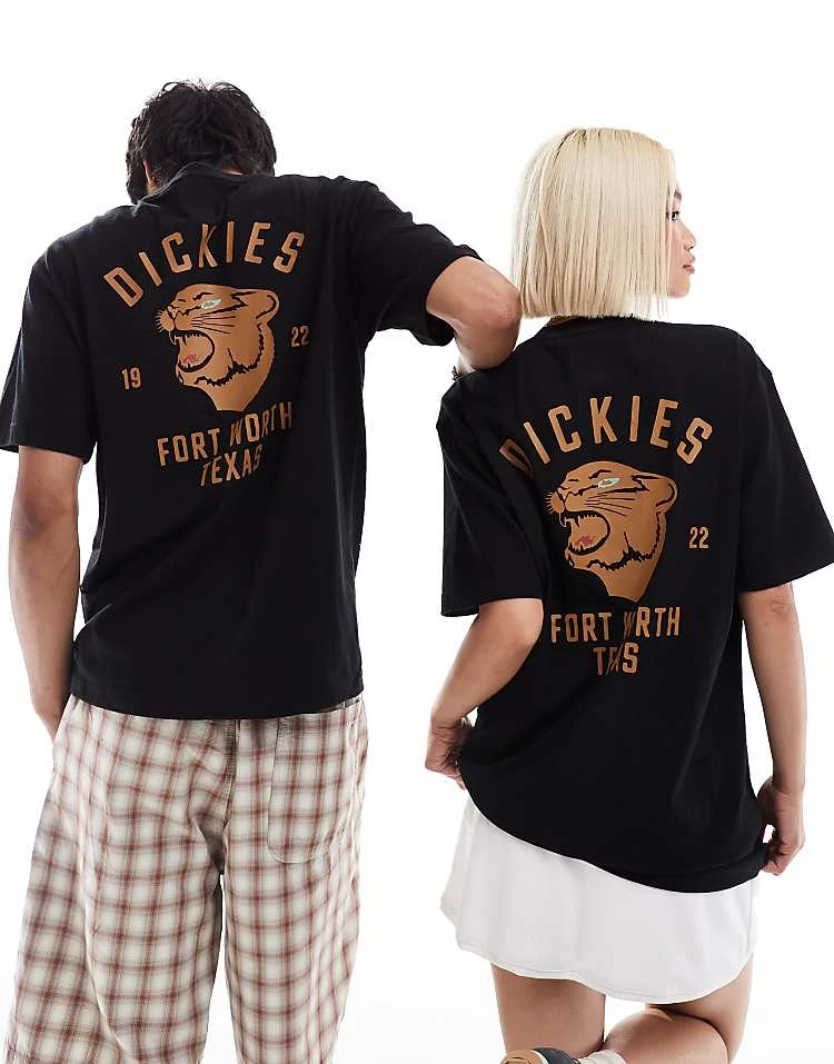 Dickies Graphic Panther Back Print T-shirt In Black For Unisex 5 Dickies Graphic Panther Back Print T-shirt In Black For Unisex - Image 3