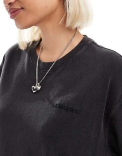 Dickies Newington Short Sleeved T-shirt In Washed Black For Unisex -Dickies Sales Store 206605994 3