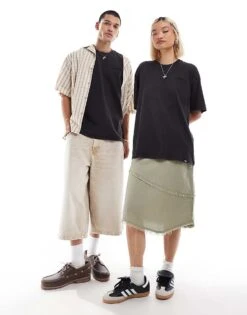 Dickies Newington Short Sleeved T-shirt In Washed Black For Unisex -Dickies Sales Store 206605994 4