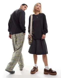 Dickies Plentywood Long Sleeved T-shirt In Washed Black For Unisex -Dickies Sales Store 206606027 3