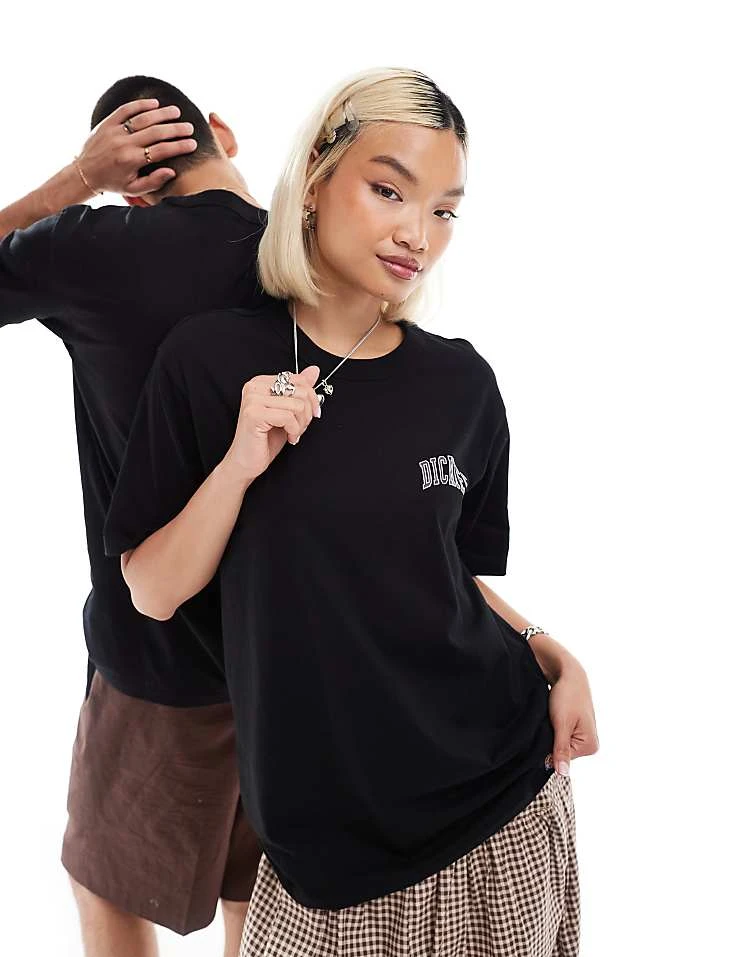 Dickies Aitken Left Chest Logo T-shirt In Black And Purple For Unisex 5 Dickies Aitken Left Chest Logo T-shirt In Black And Purple For Unisex - Image 3