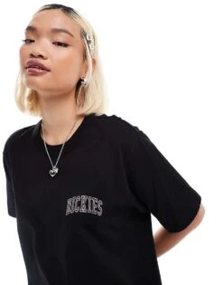 Dickies Aitken Left Chest Logo T-shirt In Black And Purple For Unisex 10 Dickies Aitken Left Chest Logo T-shirt In Black And Purple For Unisex -Dickies Sales Store 206606051 4