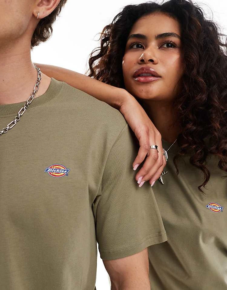 Dickies Short Sleeved Mapleton T-shirt In Khaki Green For Unisex Mid Green 5 Dickies Short Sleeved Mapleton T-shirt In Khaki Green For Unisex Mid Green - Image 3