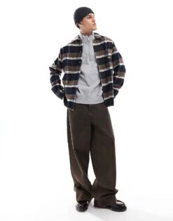 Dickies Plaid Coaling Shirt In Brown Multi For Men -Dickies Sales Store 206606513 4