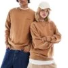 Dickies Newington Sweatshirt In Washed Brown For Unisex 2 Dickies Newington Sweatshirt In Washed Brown For Unisex -Dickies Sales Store 206606576 1 brown