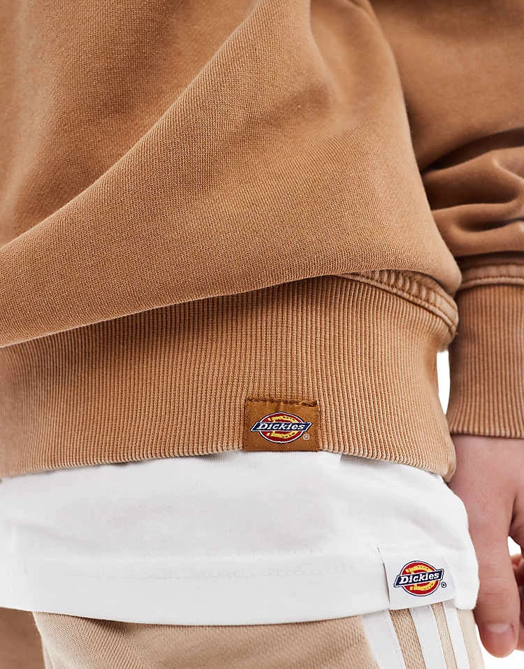 Dickies Newington Sweatshirt In Washed Brown For Unisex 4 Dickies Newington Sweatshirt In Washed Brown For Unisex - Image 2