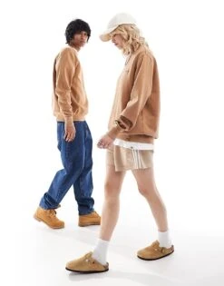 Dickies Newington Sweatshirt In Washed Brown For Unisex 10 Dickies Newington Sweatshirt In Washed Brown For Unisex -Dickies Sales Store 206606576 4