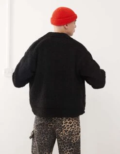 Dickies High Pile Eisenhower Jacket In Black For Men -Dickies Sales Store 206606577 4