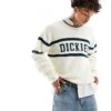Dickies Melvern Knitted Sweater In Ecru And Green- Exclusive To Asos For Men Mid Green 1 Dickies Melvern Knitted Sweater In Ecru And Green- Exclusive To Asos For Men Mid Green -Dickies Sales Store 206606640 1 midgreen