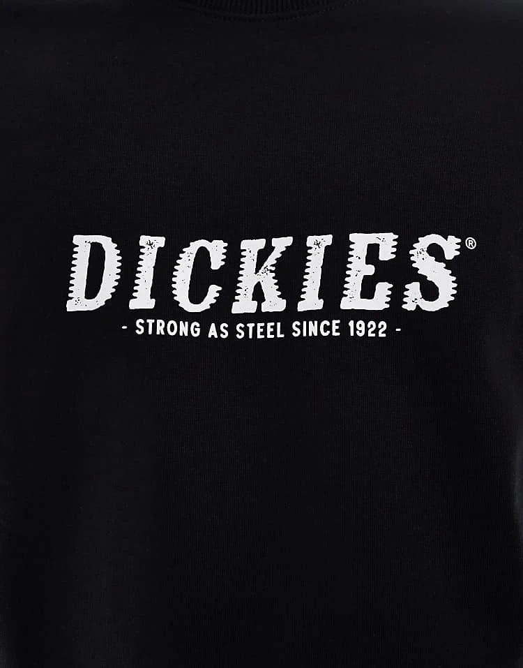 Dickies Large Chest Logo Sweatshirt In Black For Unisex 4 Dickies Large Chest Logo Sweatshirt In Black For Unisex - Image 2