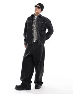 Dickies Houston Denim Shirt In Washed Black For Men -Dickies Sales Store 206606657 3