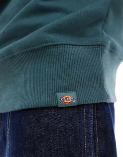 Dickies Aitken Left Chest Logo Sweatshirt In Dark Green And Blue For Unisex Mid Blue 10 Dickies Aitken Left Chest Logo Sweatshirt In Dark Green And Blue For Unisex Mid Blue -Dickies Sales Store 206606689 4