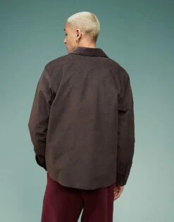 Dickies Cord Shirt In Dark Brown For Men -Dickies Sales Store 206606705 3